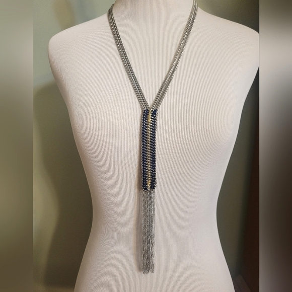 Stella & Dot Tessa Fringe Necklace - Picture 1 of 11